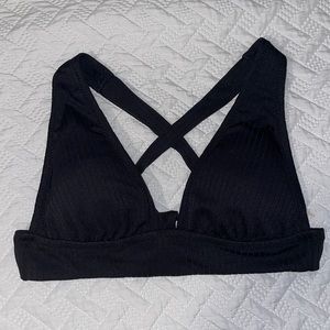 Shade & Shore Black Bikini Top